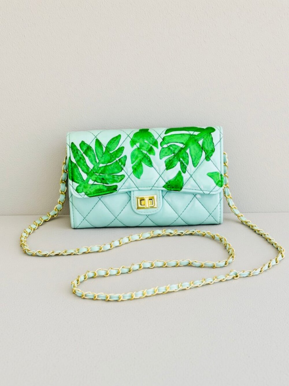 AMBER: LUXURY VEGAN GRAFFITI HANDBAG